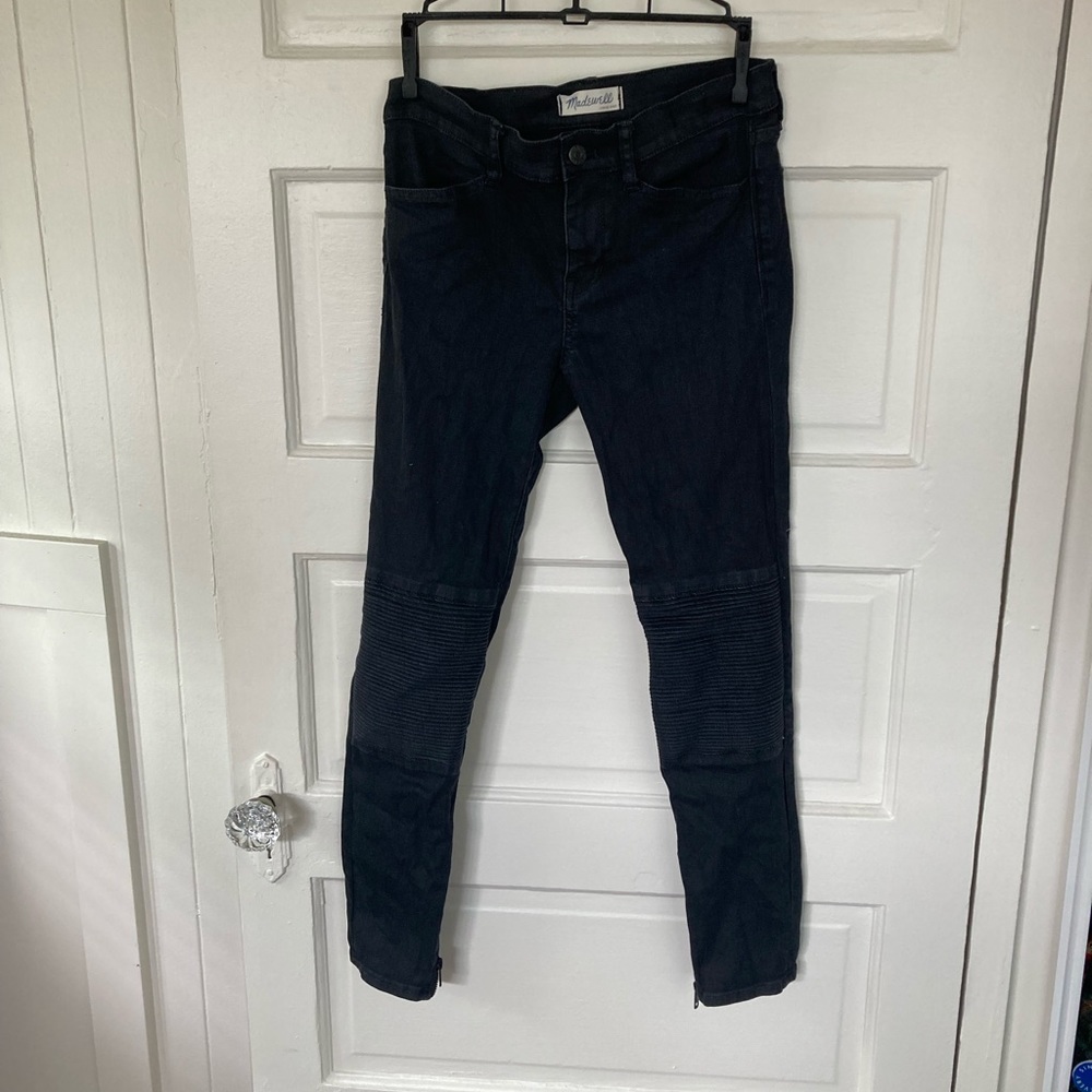 Moto madewell skinny jeans size 28 waxy finish